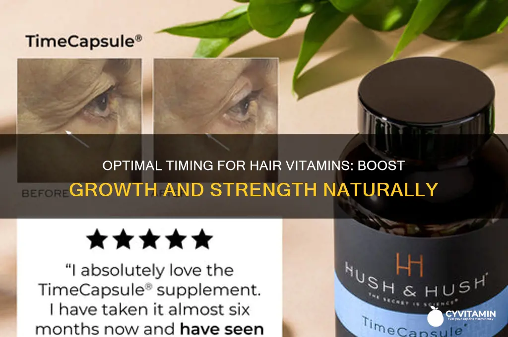 what is the best time to take hair vitamins