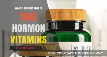 Optimal Timing for Hormone Vitamins: When to Take for Best Results