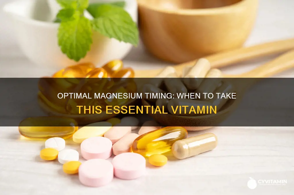 what is the best time to take magnesium vitamin