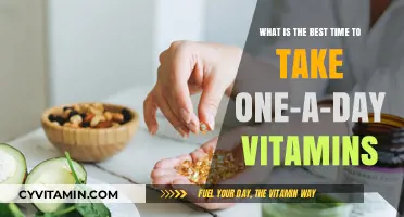 Optimal Timing for One-a-Day Vitamins: Maximize Absorption and Benefits
