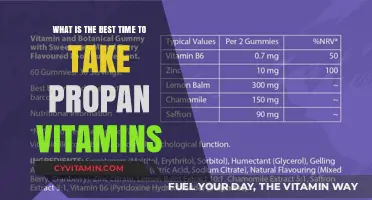 Optimal Timing for Propan Vitamins: When to Take for Best Results