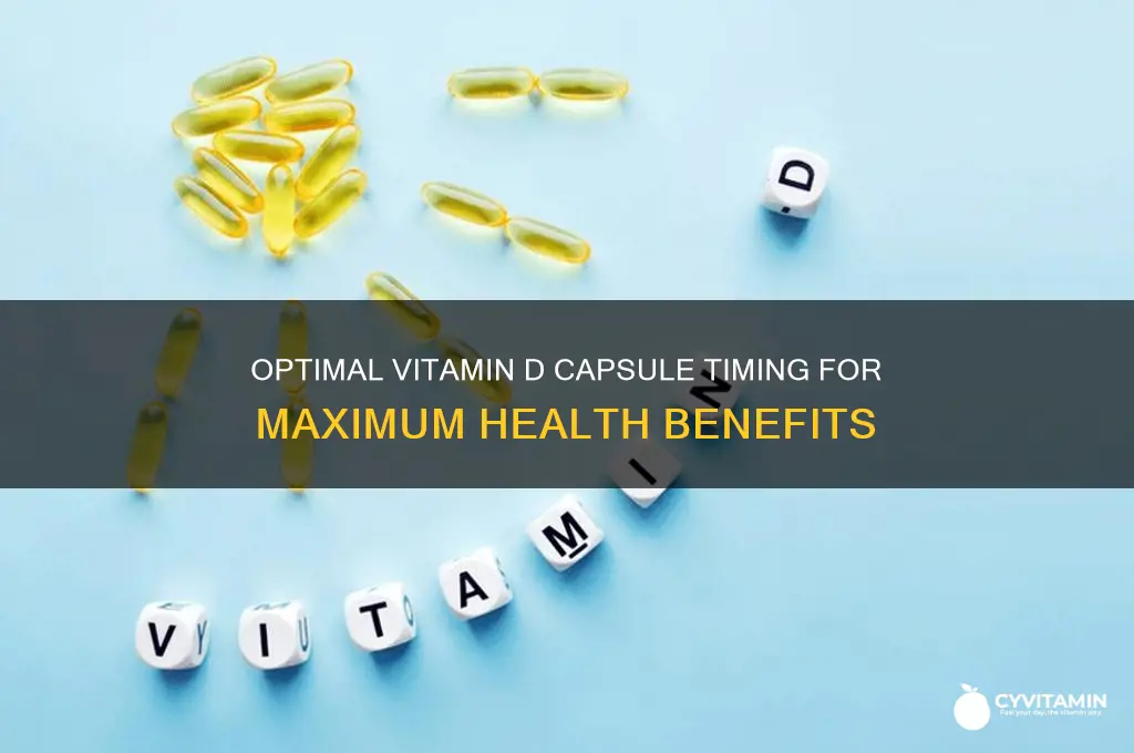 what is the best time to take vitamin d capsules
