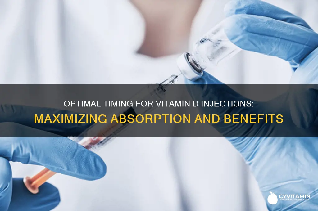 what is the best time to take vitamin d injection