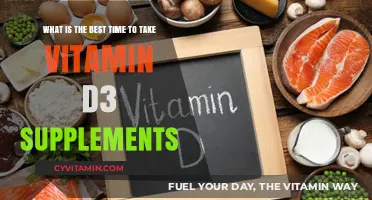 Optimal Timing for Vitamin D3: When to Take Your Supplement