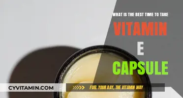 Optimal Timing for Vitamin E Capsules: Maximizing Health Benefits