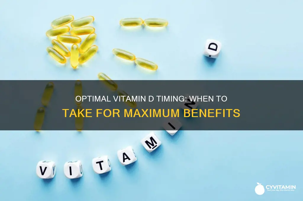 what is the best time to yake vitamin d