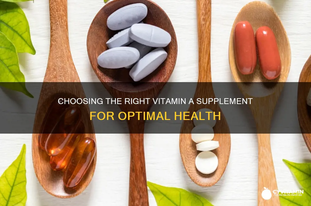 what is the best vitamin a to take