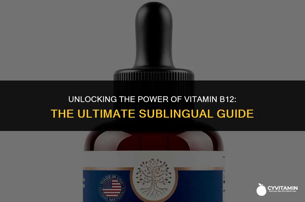 what is the best vitamin b12 sublingual