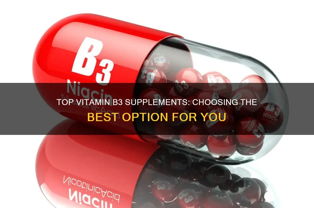 what is the best vitamin b3 to take