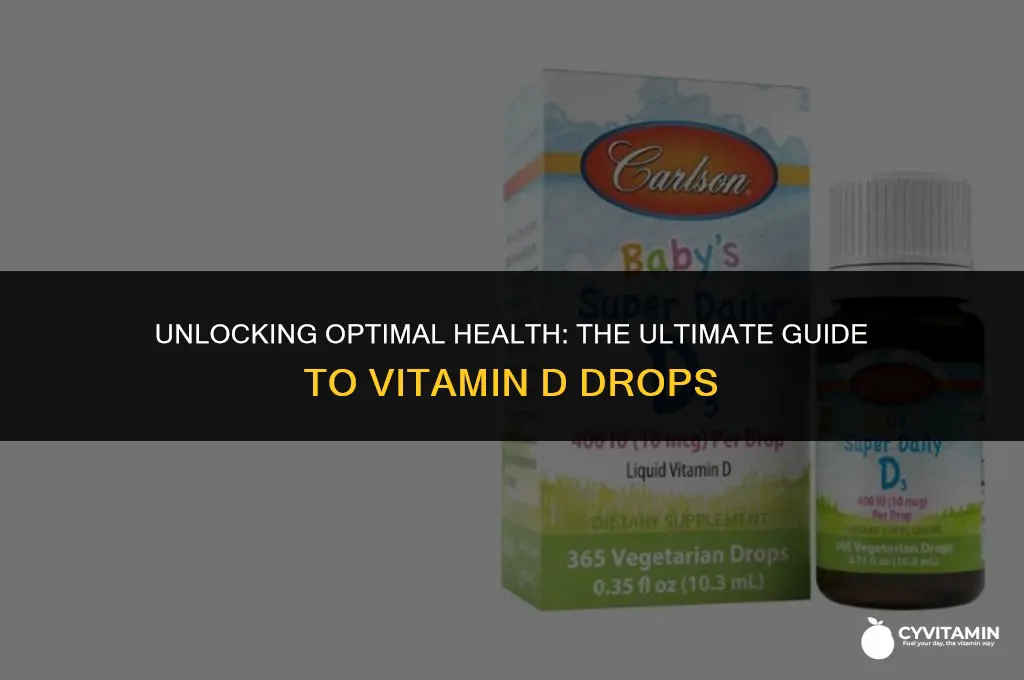 what is the best vitamin d drops