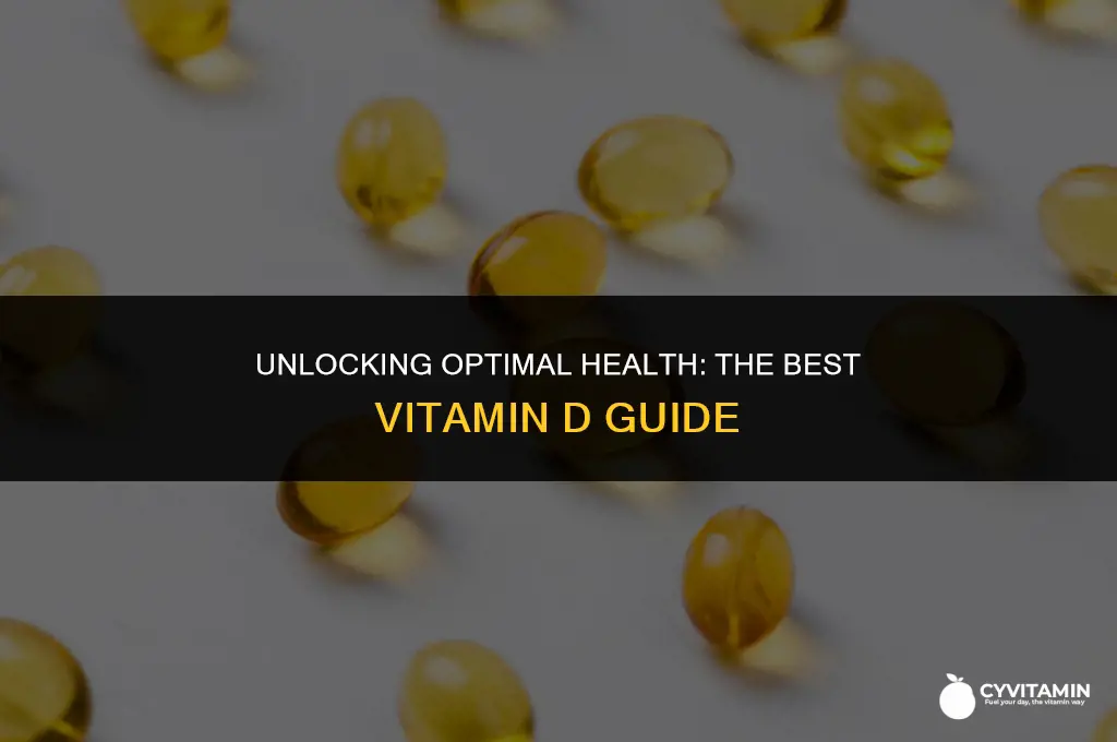 what is the best vitamin d for optimal health