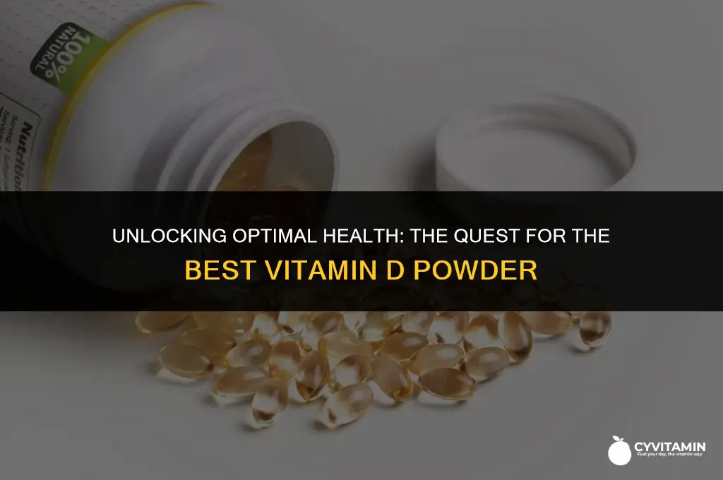 what is the best vitamin d powder