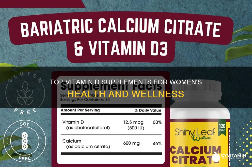 what is the best vitamin d supplement for women