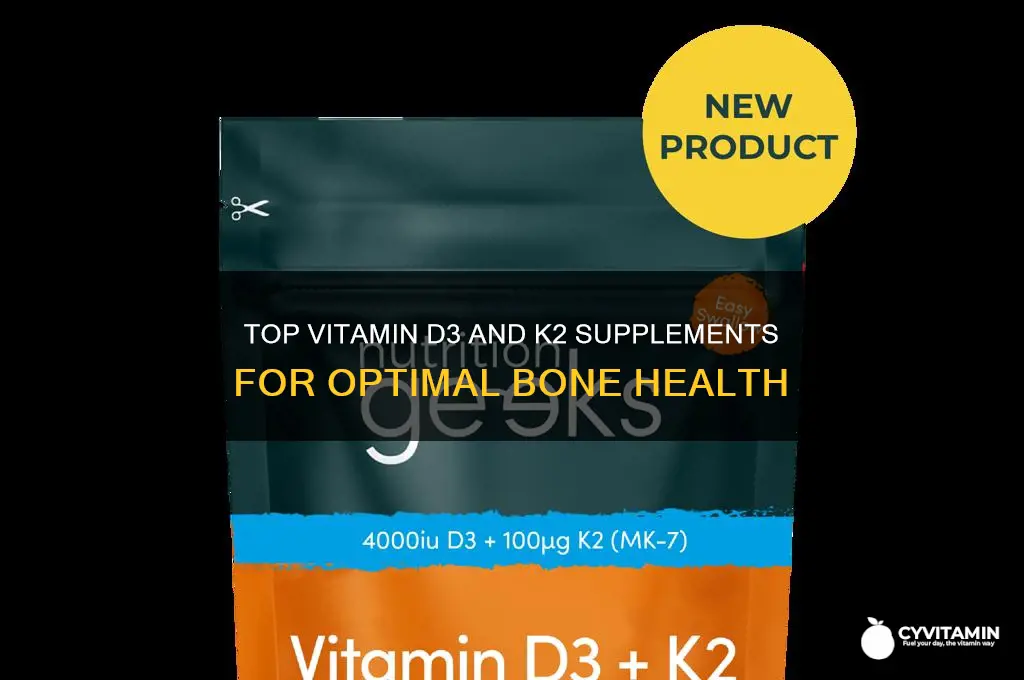 what is the best vitamin d3 and k2 supplement