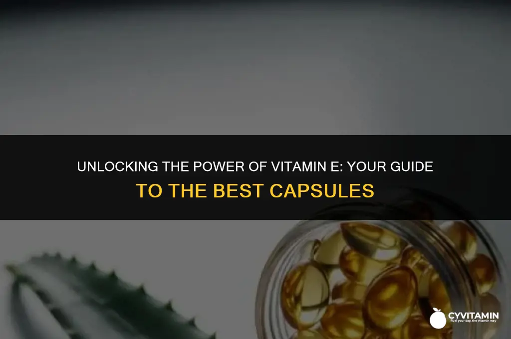 what is the best vitamin e capsule