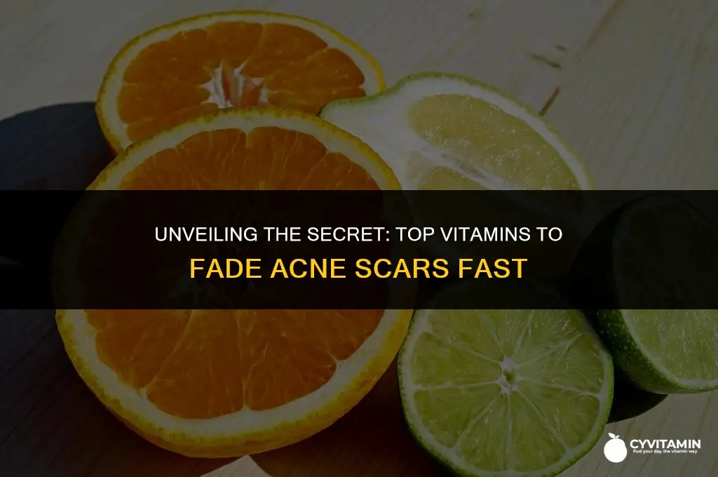 what is the best vitamin for acne scars