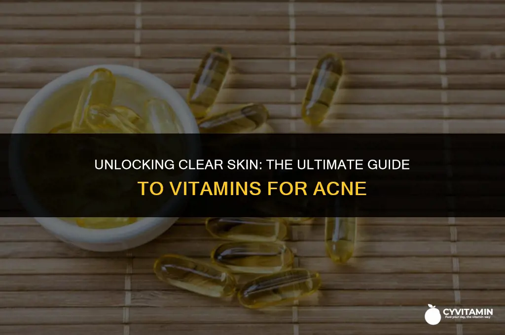 what is the best vitamin for acne
