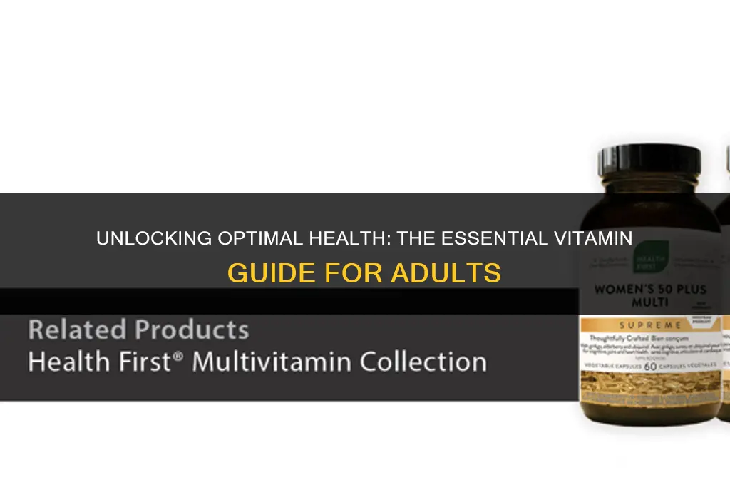 what is the best vitamin for adults