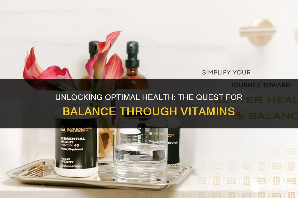 what is the best vitamin for balance
