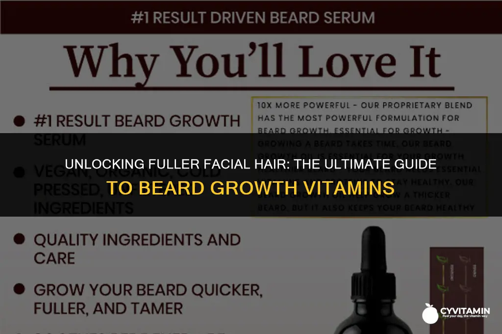 what is the best vitamin for beard growth