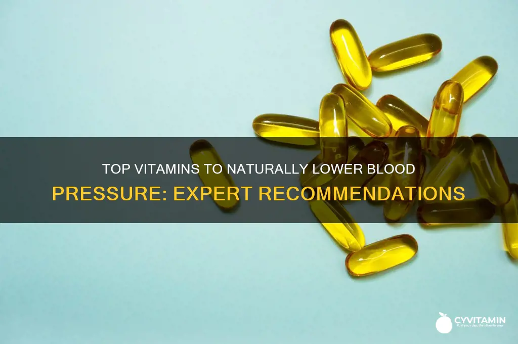 what is the best vitamin to lower blood pressure