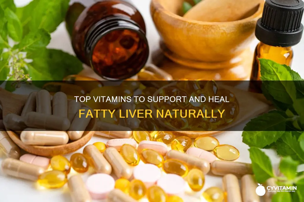 what is the best vitamins for fatty liver
