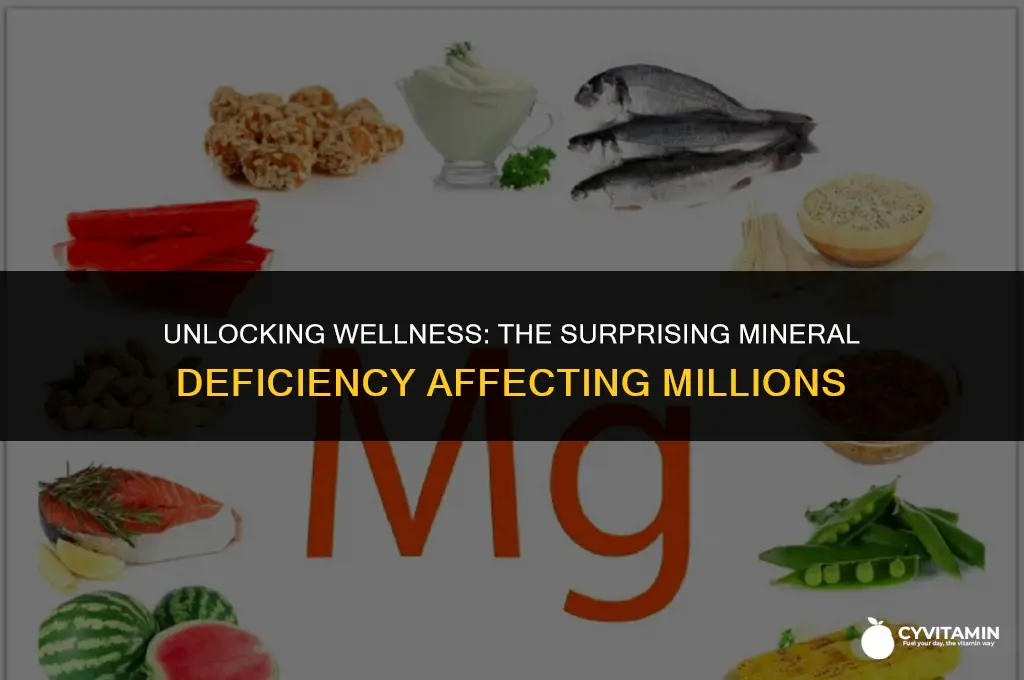 what is the mineral most people have deficiency