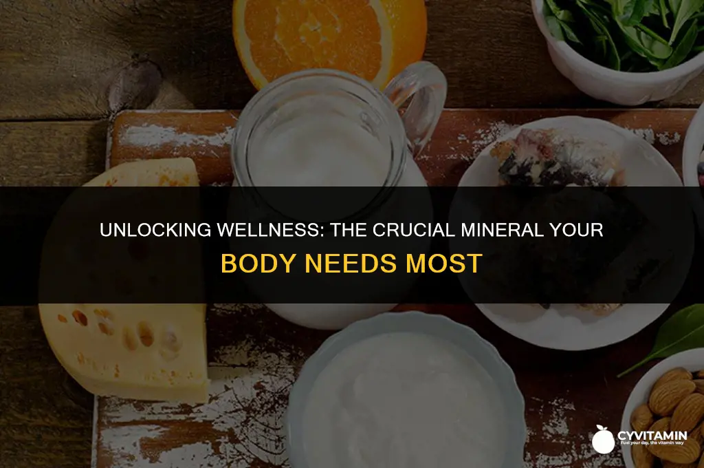 what is the most important mineral for your body