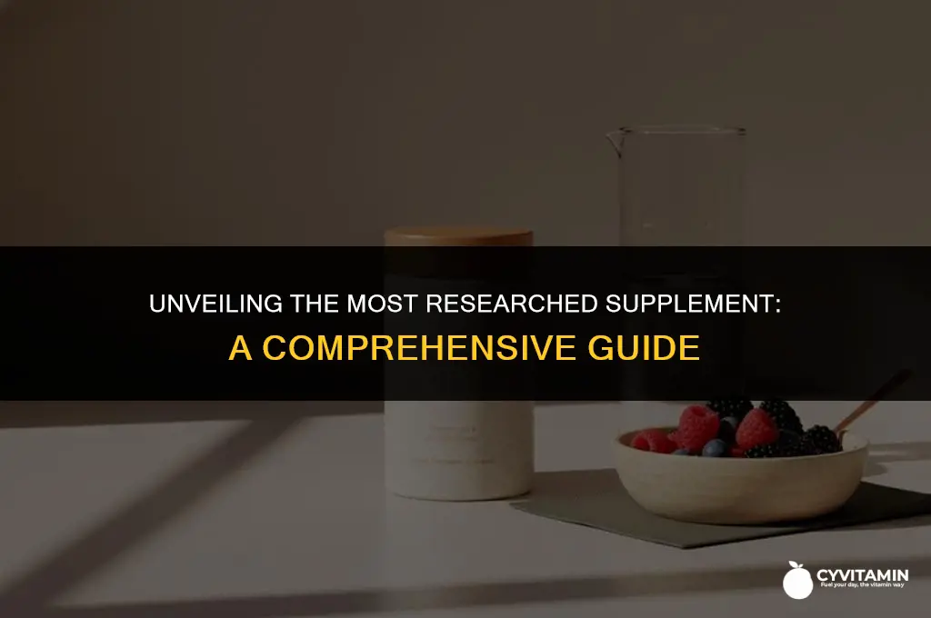 what is the most studied supplement