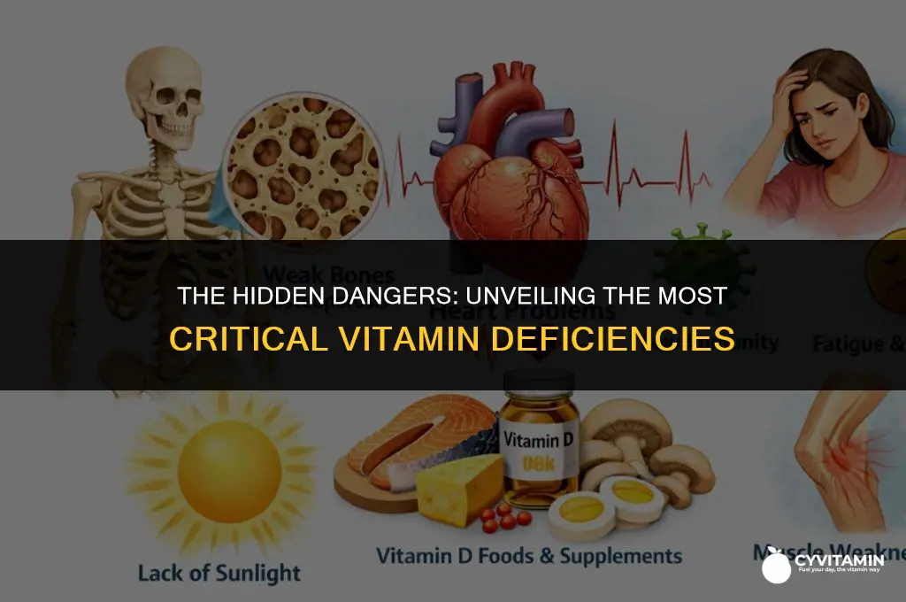 what is the worst vitamin deficiency to have