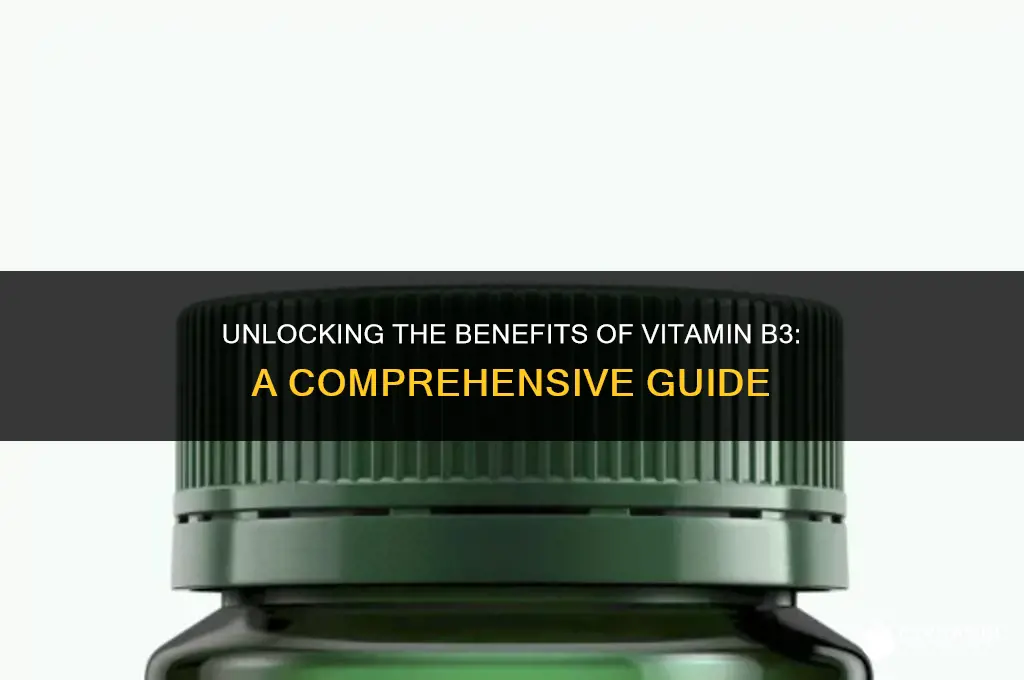 what is vitamin b3 used for