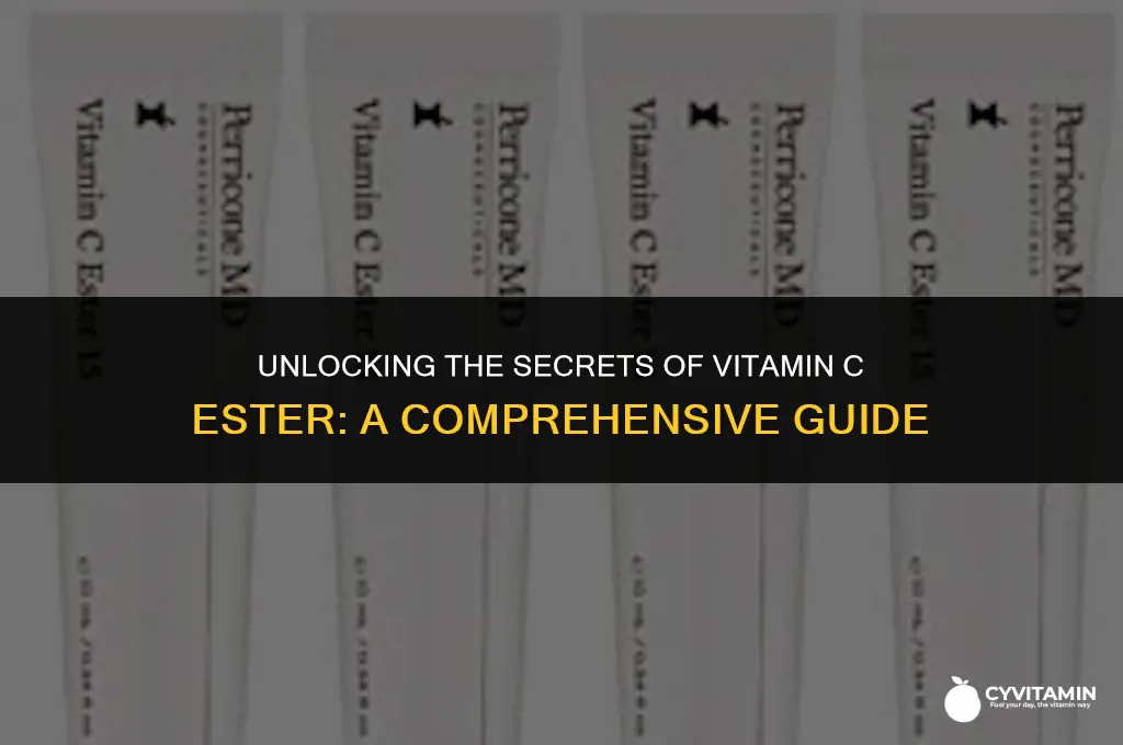 what is vitamin c ester