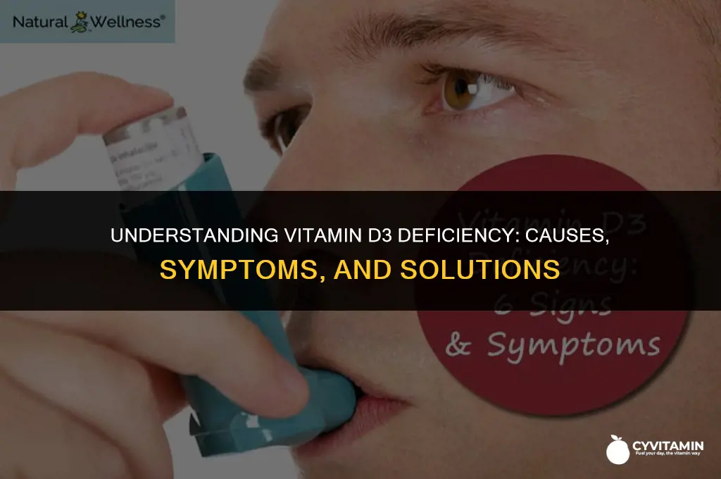what is vitamin d 3 deficiency