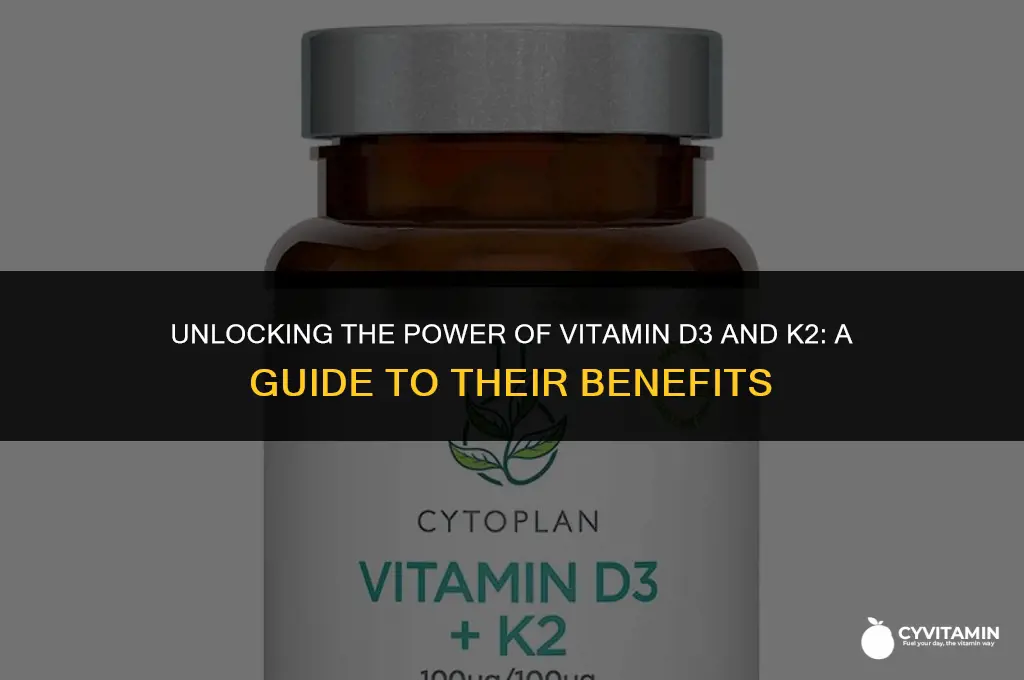 what is vitamin d3 and k2 for