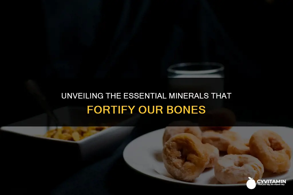 what minerals are in bones