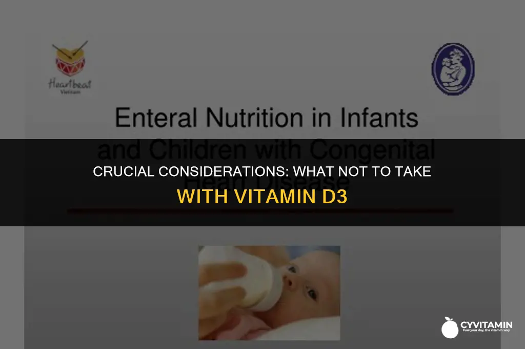 what not to take with vitamin d3
