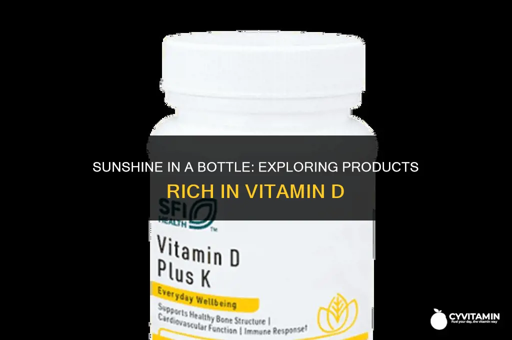 what products contain vitamin d