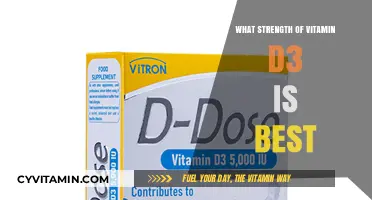 Optimal Vitamin D3 Strength: Finding the Best Dosage for Your Needs