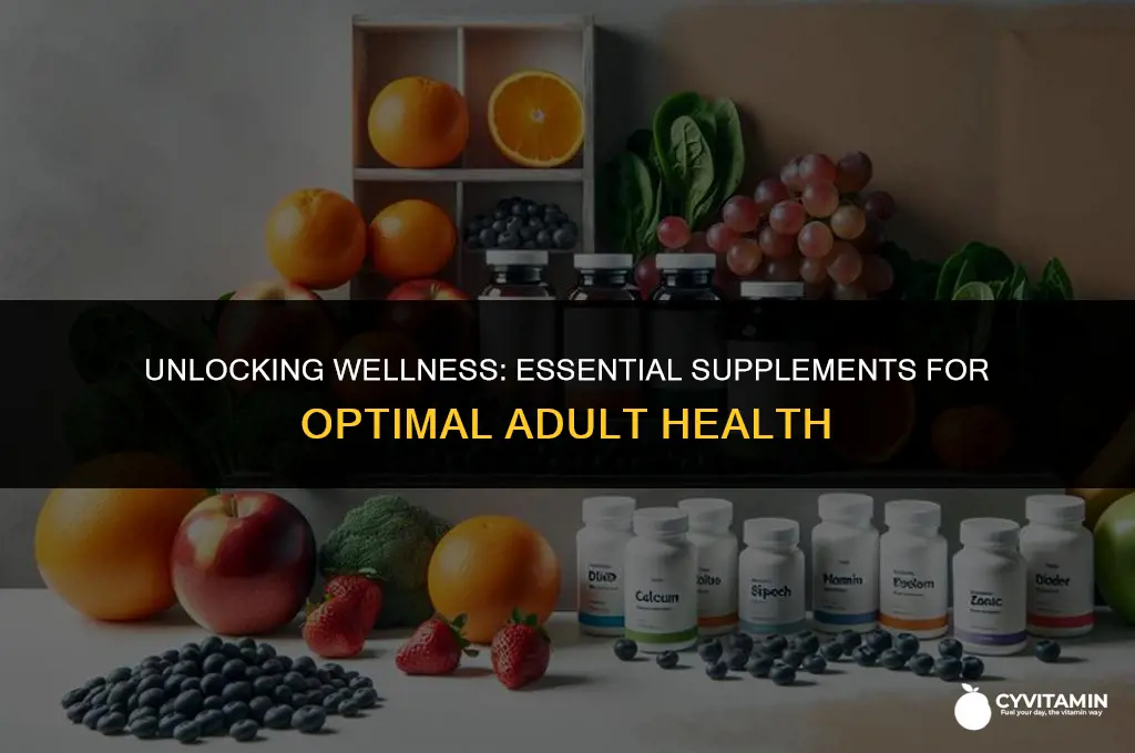 what supplements are beneficial for adults