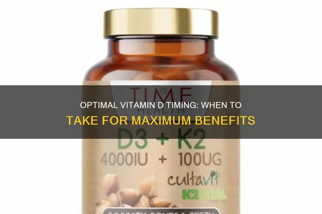 what time is best to take vitamin d