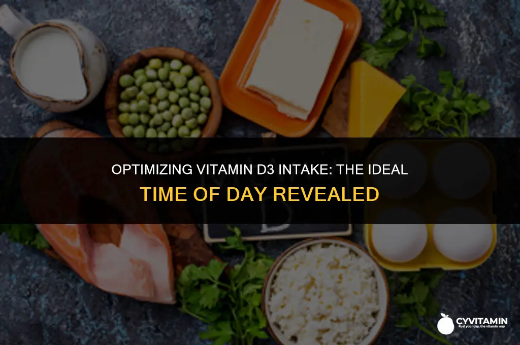 what time of day should you take d3
