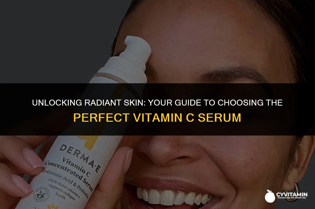what to look for in a vitamin c serum