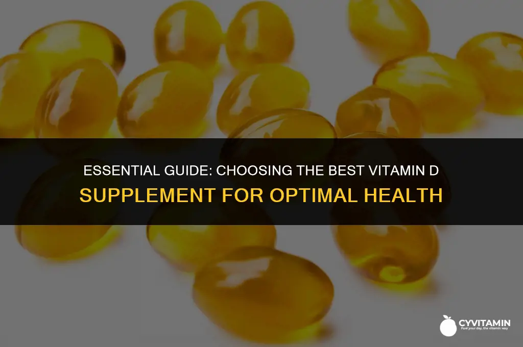 what to look for in vitamin d supplement