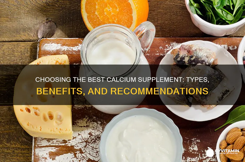 what type of calcium supplement is best
