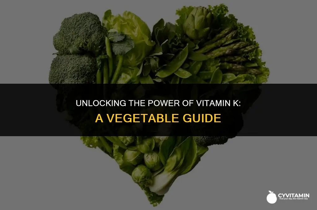 what vegetable has the most vitamin k