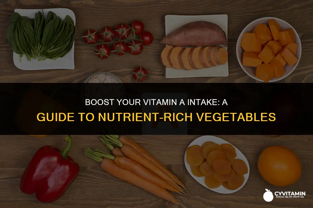 what vegetables contain vitamin a
