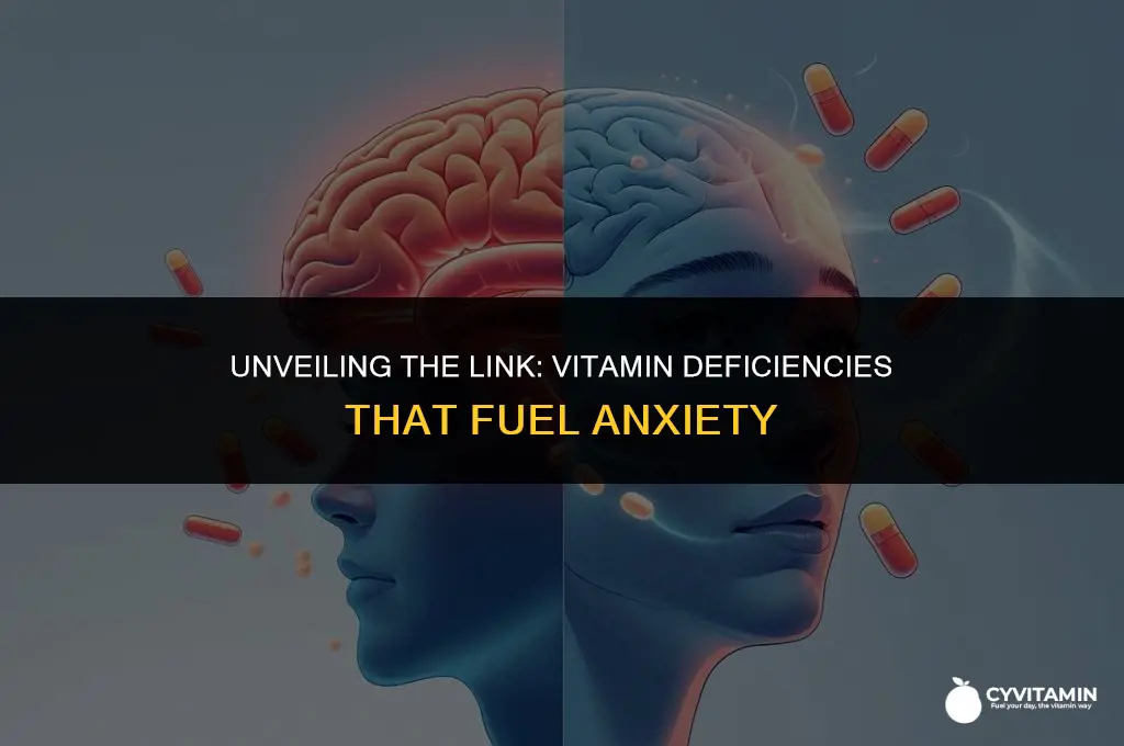 what vitamin deficiency can cause anxiety