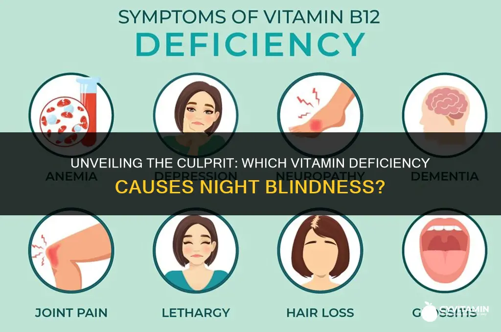what vitamin deficiency can cause night blindness