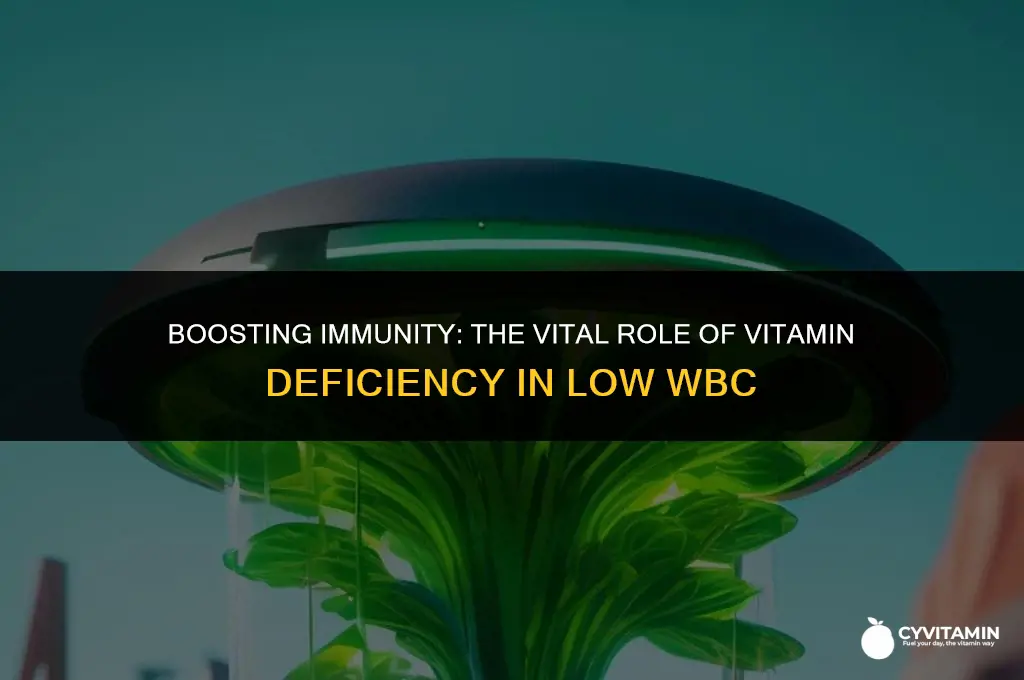 what vitamin deficiency causes low wbc