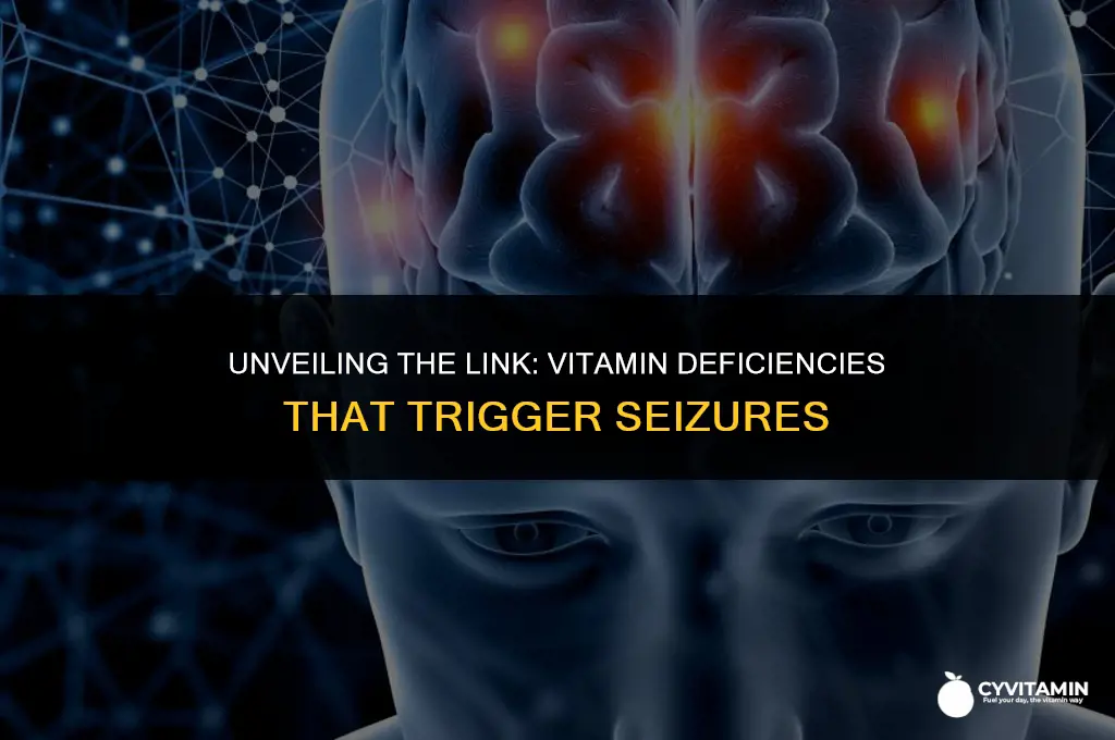 what vitamin deficiency causes seizures